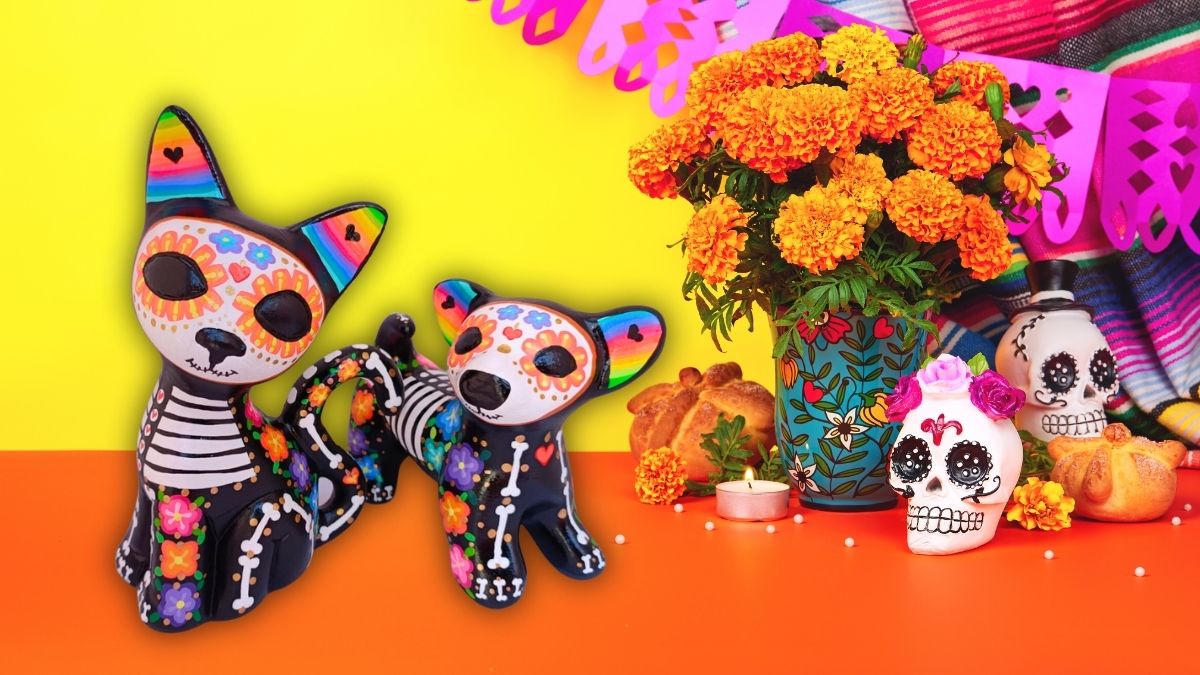 altar de muertos para mascotas