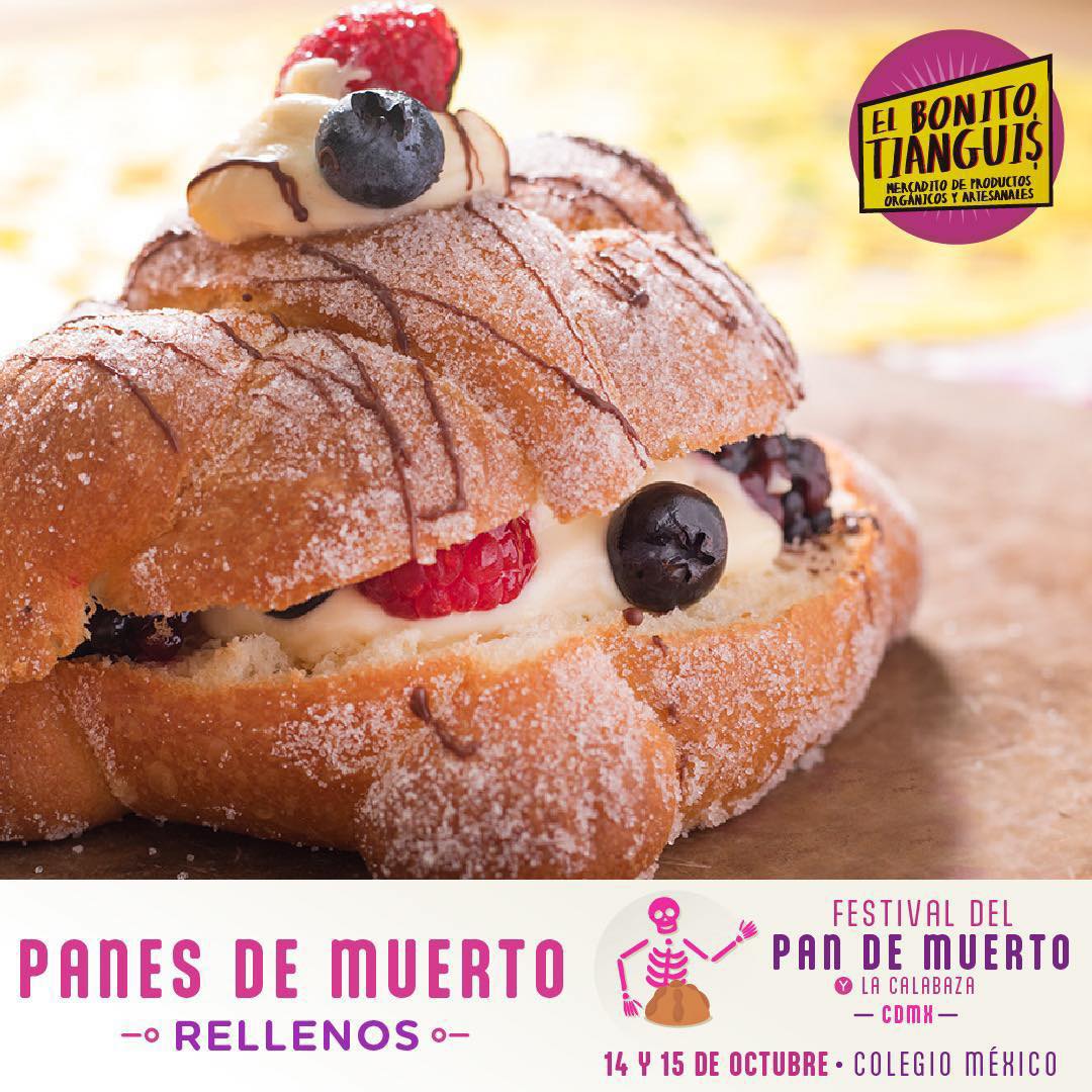 Pan de muerto relleno