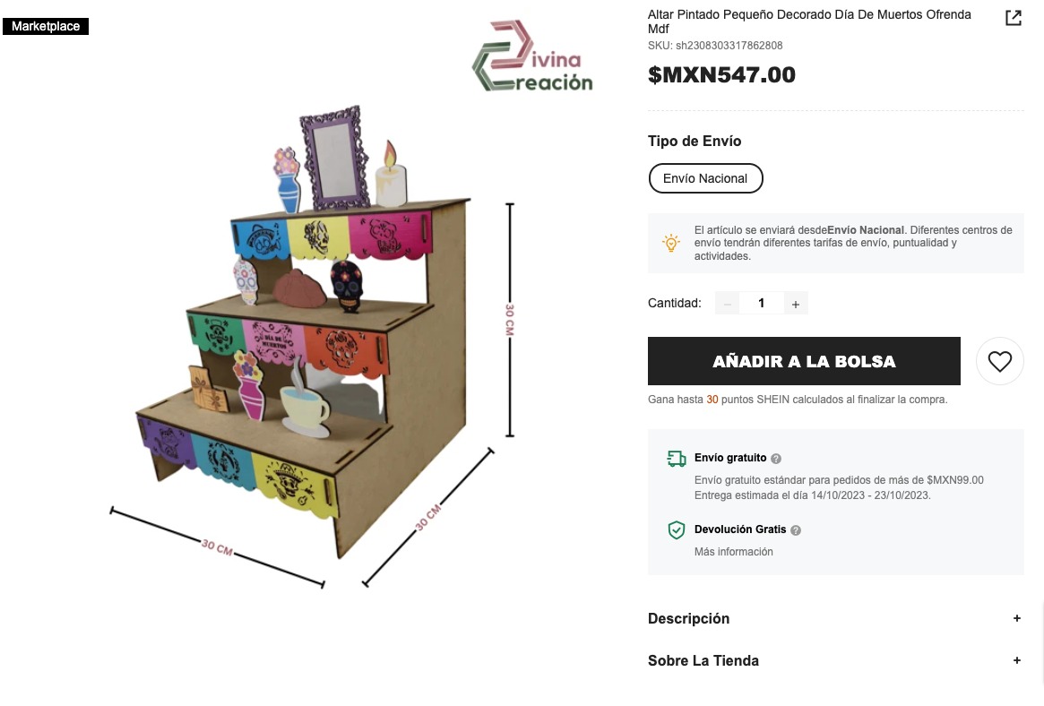 altar de muertos mdf