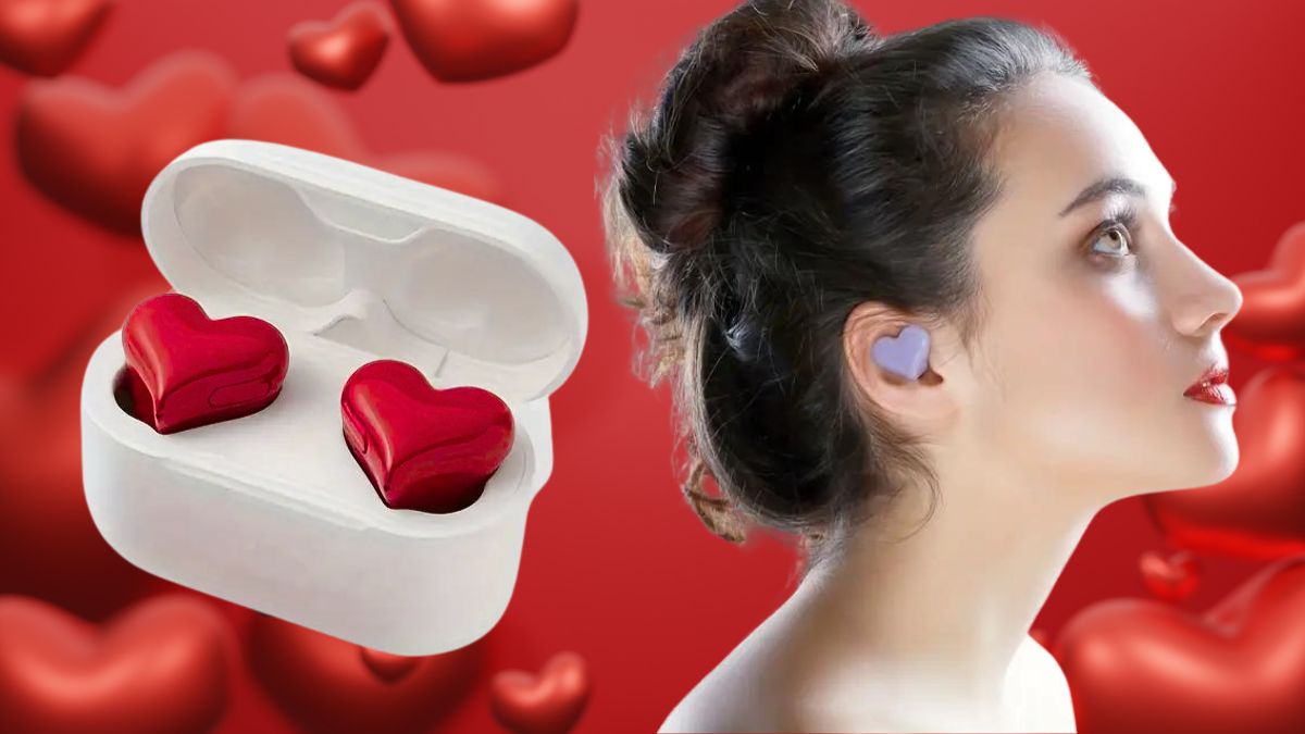 audífonos temu corazón