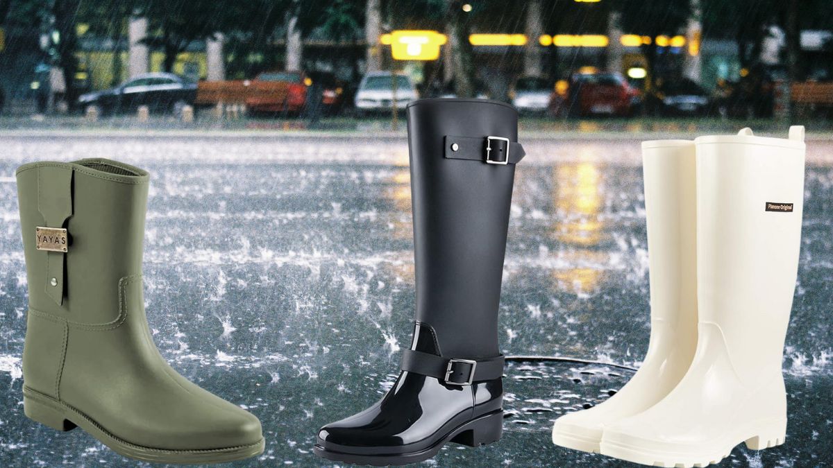 Botas de lluvia para mujer elegantes en Amazon: Las mejores opciones que puedes encontrar Foto: Especial