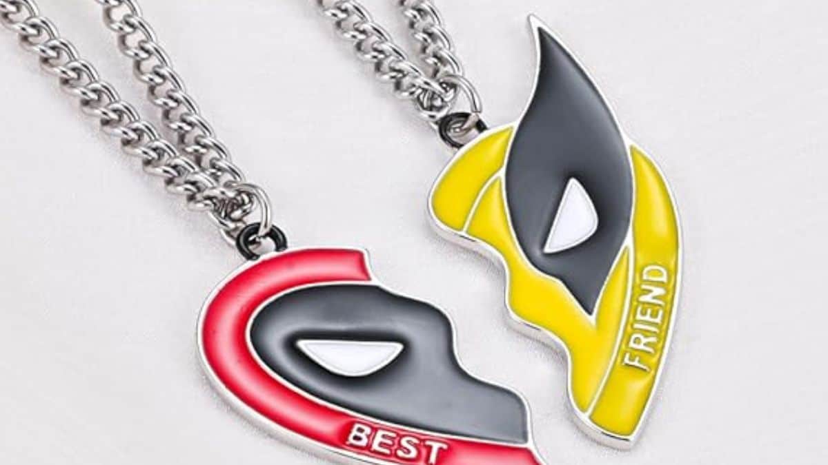 Collar de la amistad Deadpool & Wolverine con descuento en Amazon Foto: Especial